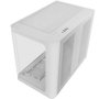 Mars Gaming MCFUSION Semitorre Blanca con Cristal Curvado